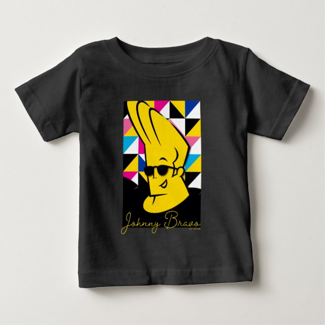 Johnny Bravo Pop Art Graphic Baby T-shirt (Vorderseite)