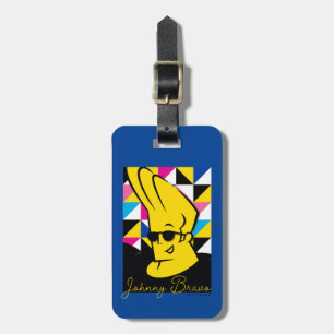 Johnny Bravo Pop Art Graphic Gepäckanhänger