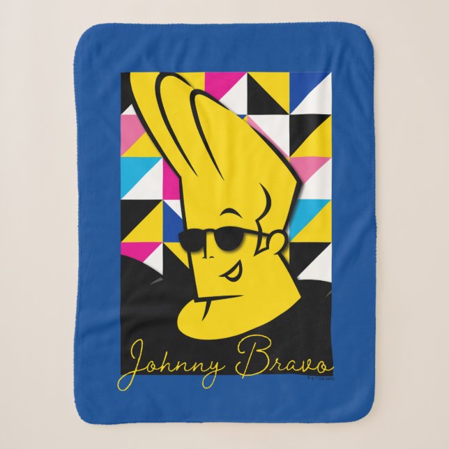Johnny Bravo Pop Art Graphic Sherpadecke (Vorderseite)