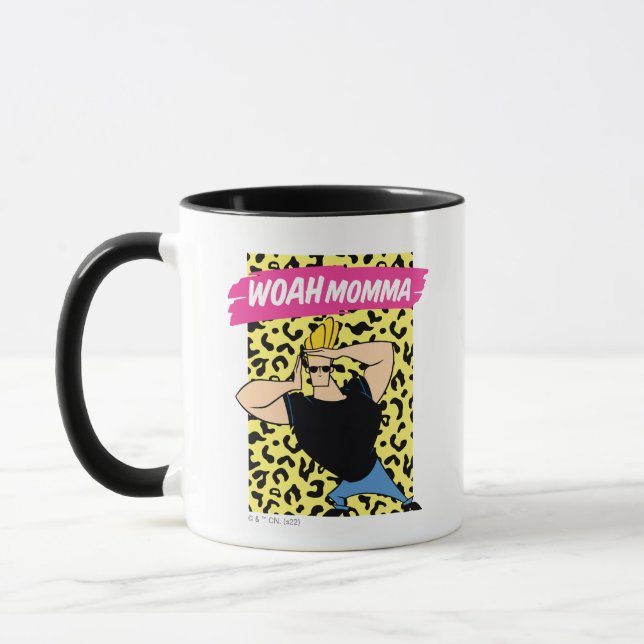 Johnny Bravo - Woah Momma Tasse (Links)