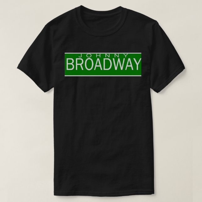 Johnny Broadway (nur Logo) T-Shirt (Design vorne)