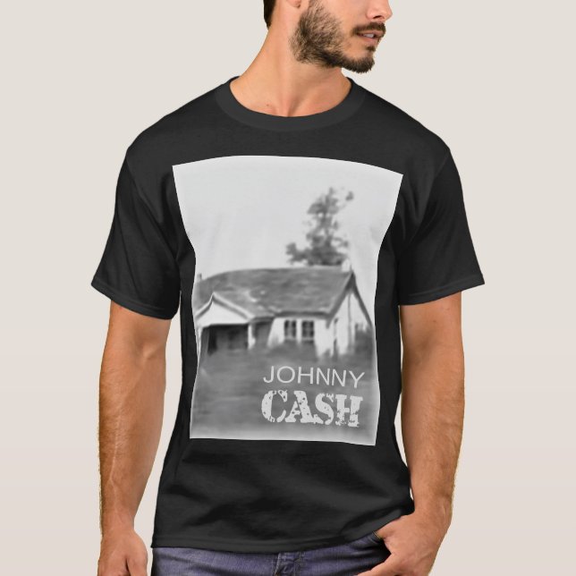 Johnny Cash Childhood Zuhause T-Shirt (Vorderseite)