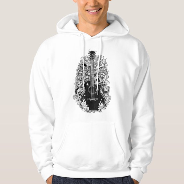 Johnny Cash Fan Hoodie (Vorderseite)