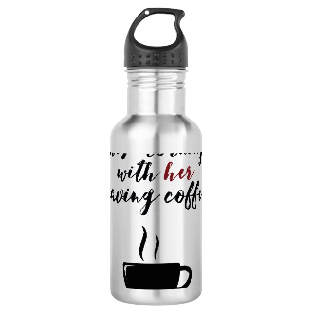 Johnny Cash Quote Edelstahlflasche (Vorderseite)