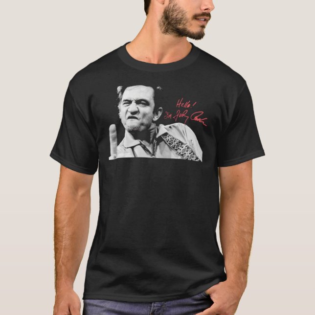 Johnny CASH Slim Fit T-shirt Essentiel  (Devant)