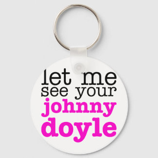 Johnny Doyle Pink Schlüsselanhänger