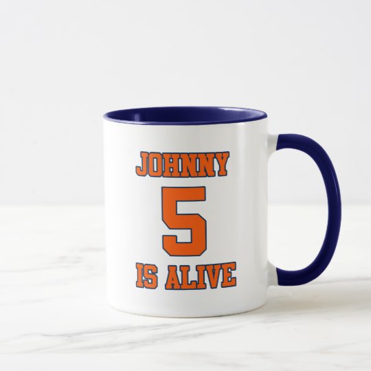 Johnny fünf ist lebendig tasse