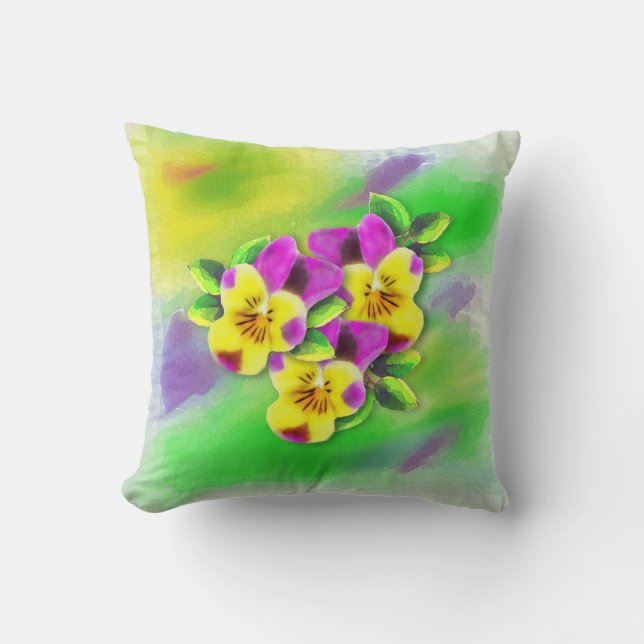 Johnny Jump-ups Pillow Kissen (Vorderseite)