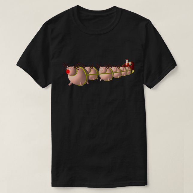 Johnny & Papa Sleigh T-shirt (Design devant)
