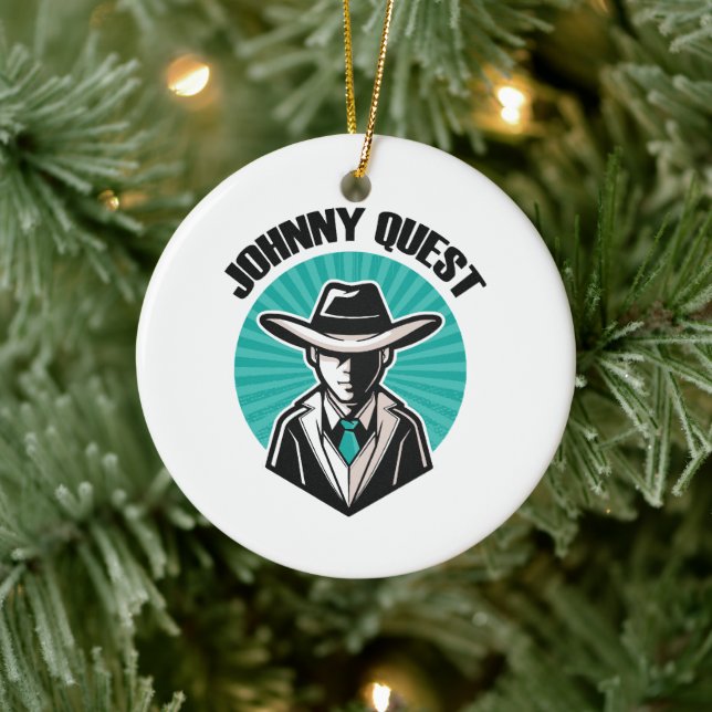 Johnny Quest Keramik Ornament (Baum)