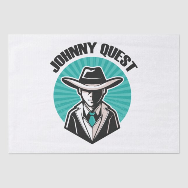 Johnny Quest Seidenpapier (Vorderseite)