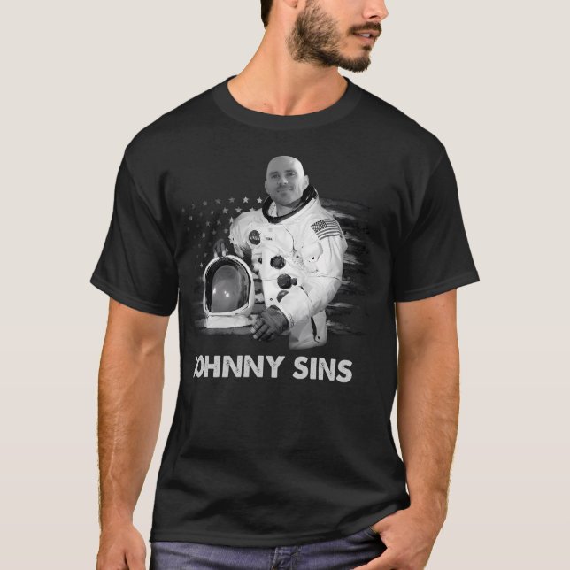 Johnny Sins Astronaut A Johnny Sins Astronaut A Jo T-Shirt (Vorderseite)