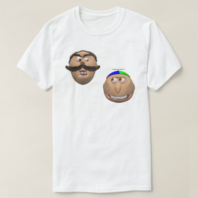 Johnny- und Papa-Shirt T-Shirt (Design vorne)