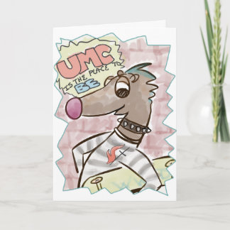Johnny Weasel Greeting Card Karte