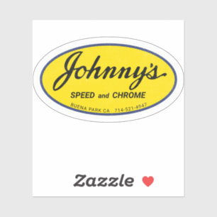 Johnny's Speed and Chrome Aufkleber