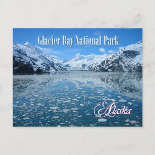 Johns Hopkins Glacier, Glacier Bay, Alaska Postkarte