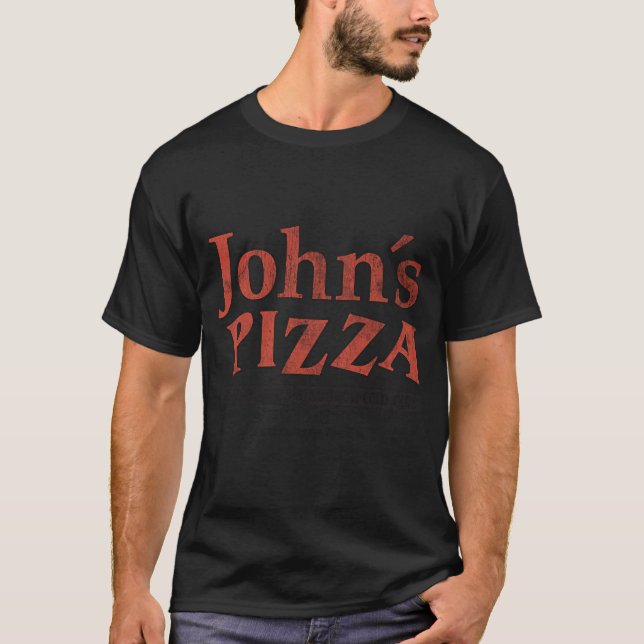 Johns Pizza T-Shirt (Vorderseite)