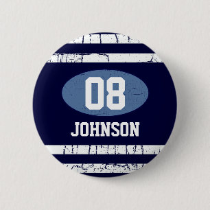 Johnson 08 personalisiertes Sportthema Button