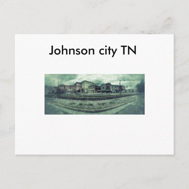Johnson City TN Postkarte (Vorderseite)