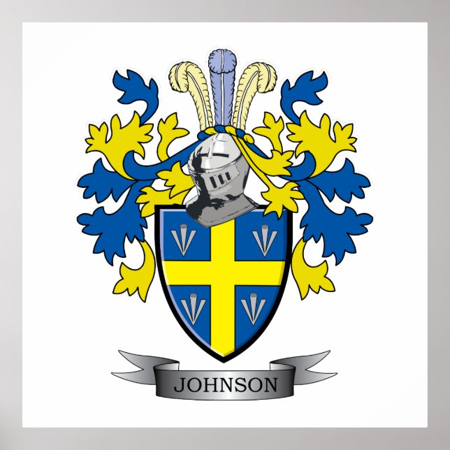 Johnson Coat of Arms Poster (Vorne)