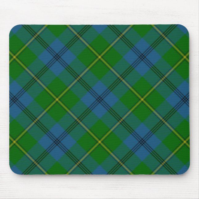 Johnson-Familie \ Clantartan-karierte Mousepad (Vorne)
