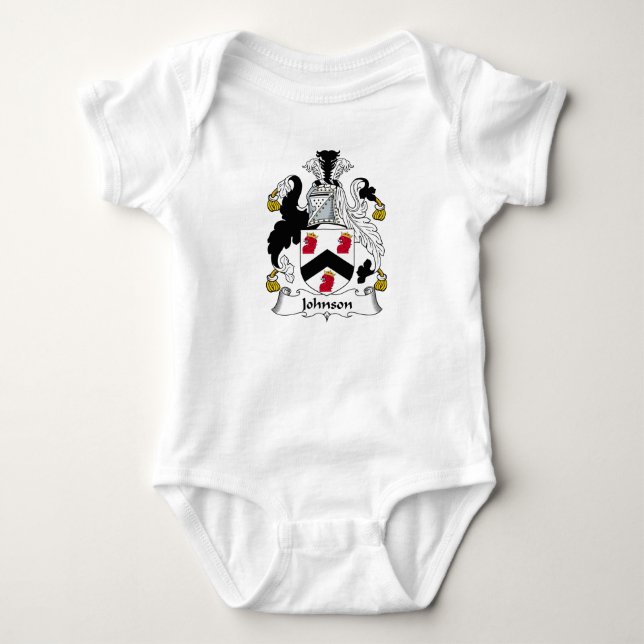 Johnson-Familienwappen Baby Strampler (Vorderseite)