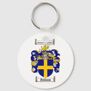 JOHNSON-FAMILIENWAPPEN - JOHNSON-WAPPEN SCHLÜSSELANHÄNGER