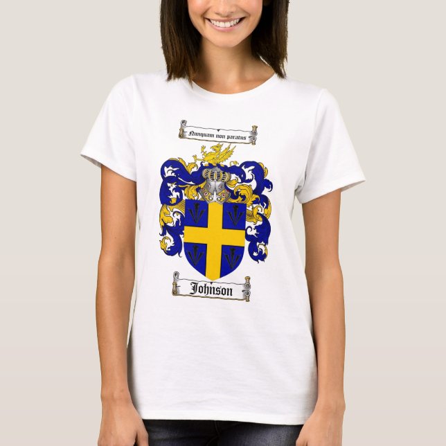 JOHNSON-FAMILIENWAPPEN - JOHNSON-WAPPEN T-Shirt (Vorderseite)
