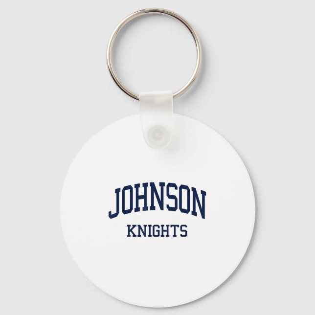 Johnson High School Hs Gainesville Ga Retro Sports Schlüsselanhänger (Vorderseite)