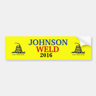JOHNSON/WELD GADSDEN FLAGGE AUTOAUFKLEBER