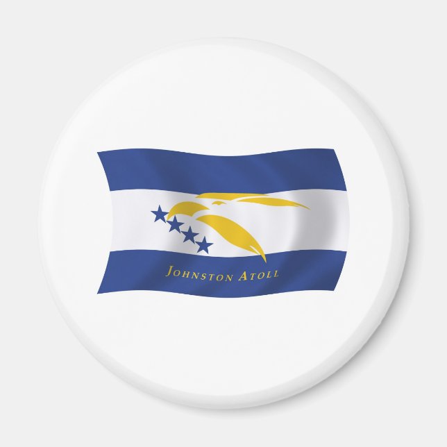 Johnston Atoll Flag Magnet (Vorne)