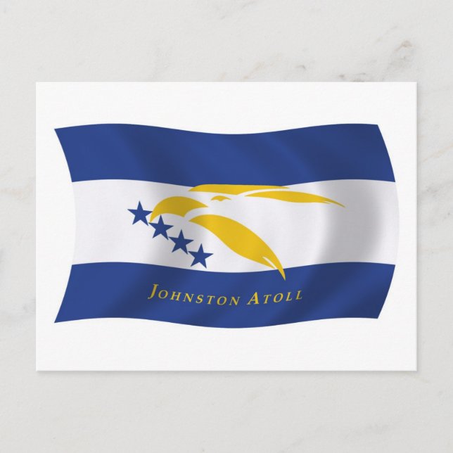 Johnston Atoll Flag Postcard Postkarte (Vorderseite)