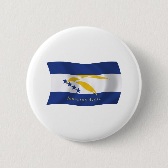 Johnston-Atoll-Flaggenknopf Button (Vorderseite)