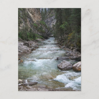Johnston Canyon Step Falls Postkarte