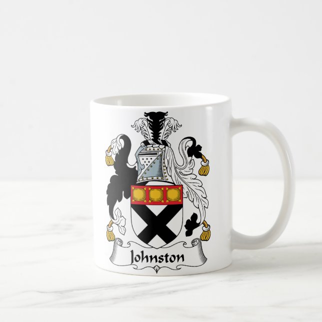 Johnston-Familienwappen Kaffeetasse (Rechts)