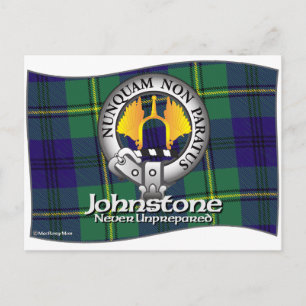 Johnston Johnstone Clan Postkarte