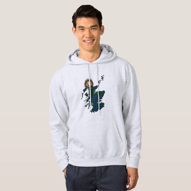 Johnstone Clan Abzeichen Adult Hoodie (Vorne ganz)