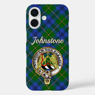 Johnstone Clan Abzeichen & Tartan iPhone / iPad Ge 16 Hülle