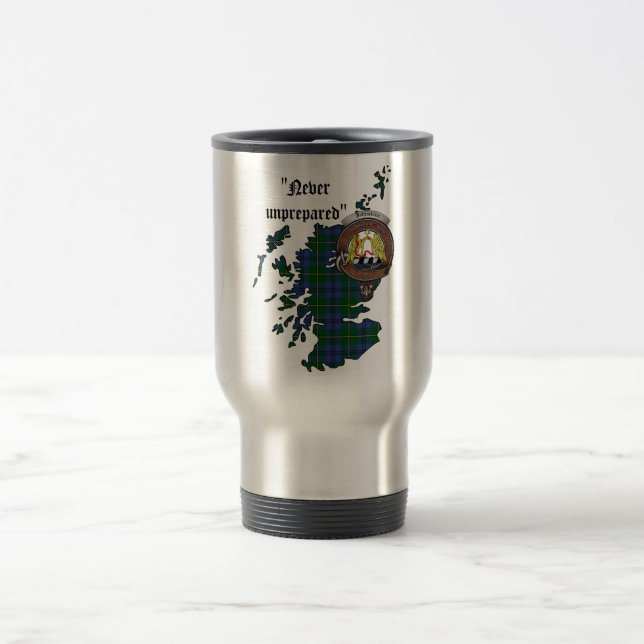 Johnstone Clan Badge Travel Mug (Centre)