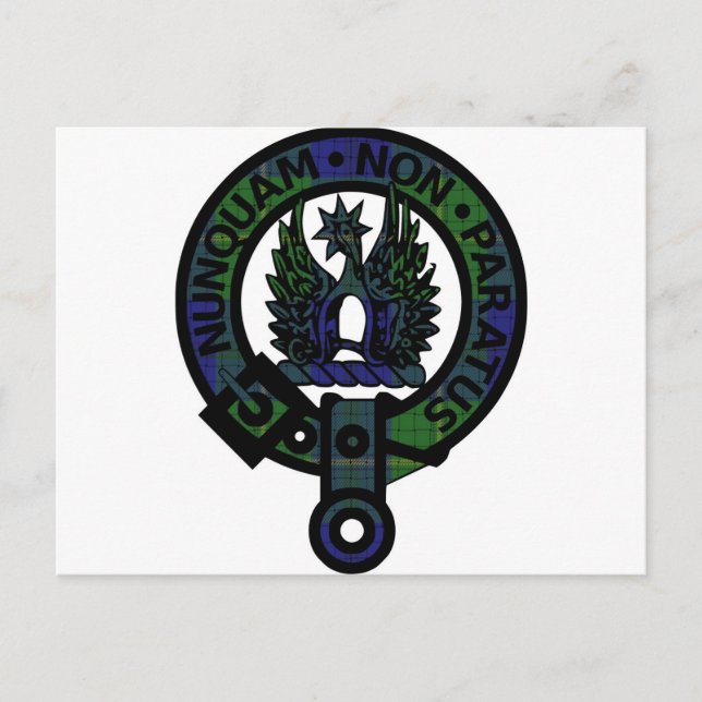 Johnstone Clan Wappen Postkarte (Vorderseite)