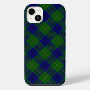 Johnstone-Tartan blau grün kariert iPhone 14 Plus Hülle