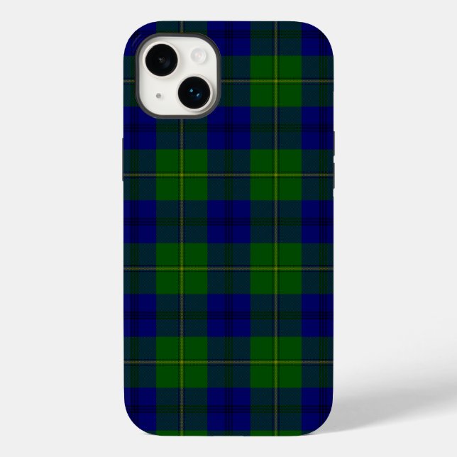 Johnstone tartan blue kariert Case-Mate iPhone 14 plus hülle (Rückseite)