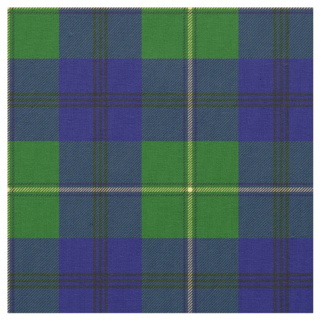 Johnstontartan-Druck Stoff (Nahaufnahme)