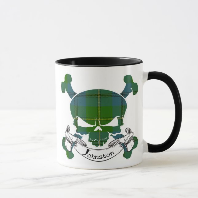 Johnstontartan-Schädel Tasse (Rechts)