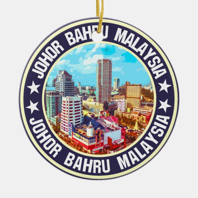Johor Bahru                                        Keramik Ornament (Vorne)