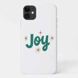 Johübsche Weihnachten Weißer und blauer Text Case-Mate iPhone Hülle