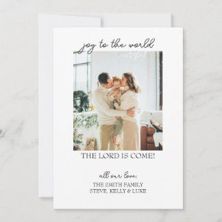 Joie à la carte de Noël mondiale