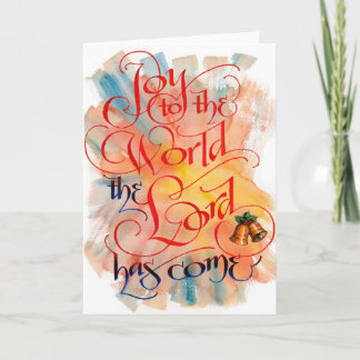 Joie à la carte de Noël mondiale
