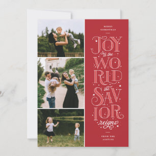 Joie à la carte de Noël religieuse mondiale