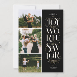 Joie à la carte de Noël religieuse mondiale